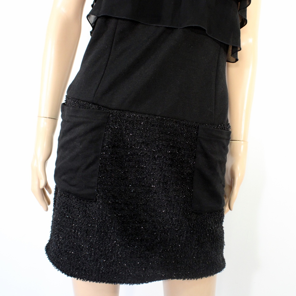 Robe De Soirée Noire MORGAN Taille Estimé M Bon état - Vue 2 - 